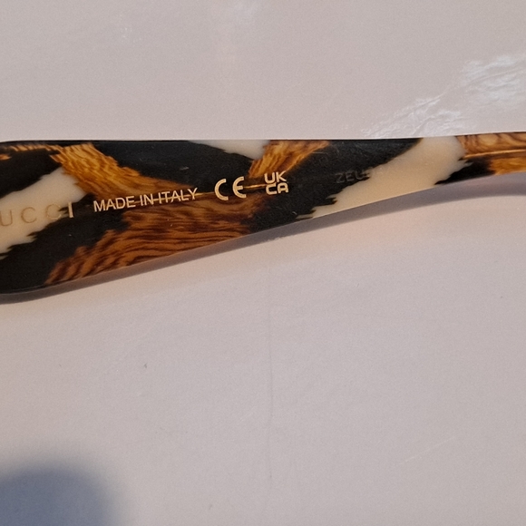 Gucci Round-Frame Animal print authentic - Picture 11 of 16